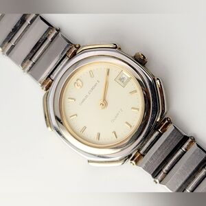 Vintage Charles Jourdan II Two-Tone Quartz Women’s Watch with Date